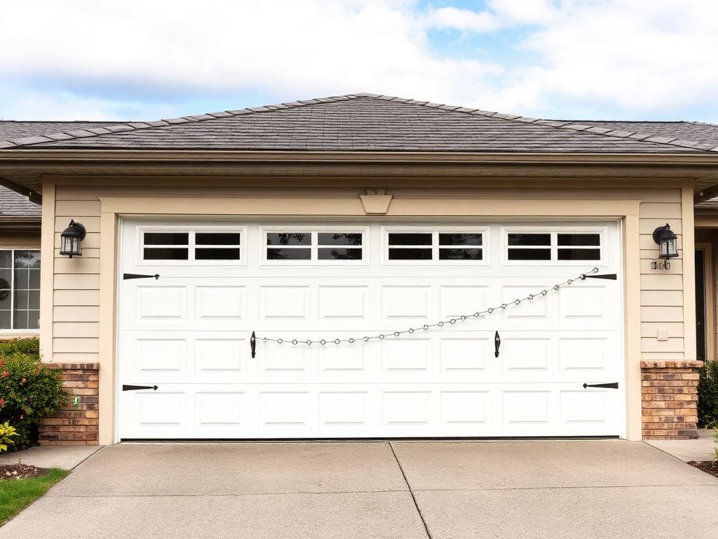 Quality budget-friendly garage door installation on family home